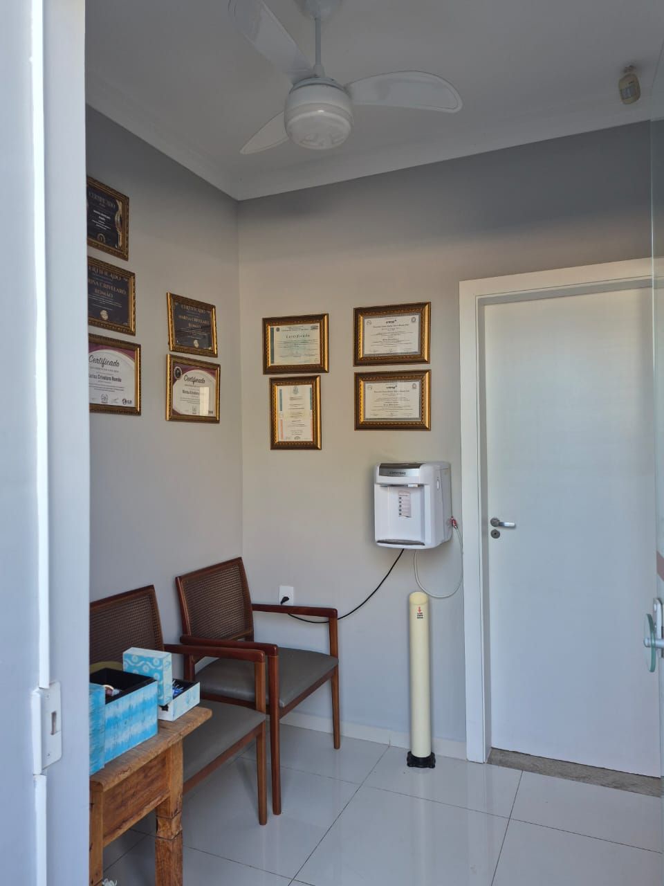Sala de espera do consultório de psicologia em Itapira-SP